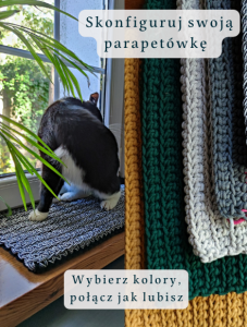 Konfigurator Parapetówek, Legowiska ze sznurka na parapet dla kota